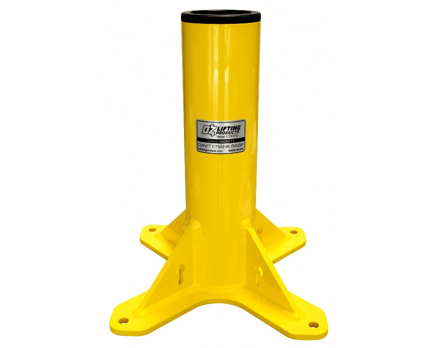 OZ Lifting OZPED2 Pedestal Base for a Steel Davit, 1/2t capacity