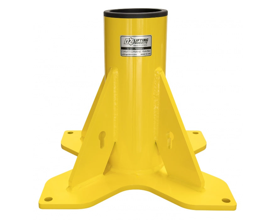 OZ Lifting OZPED4 Pedestal Base for a Steel Davit, 1 1/4t capacity