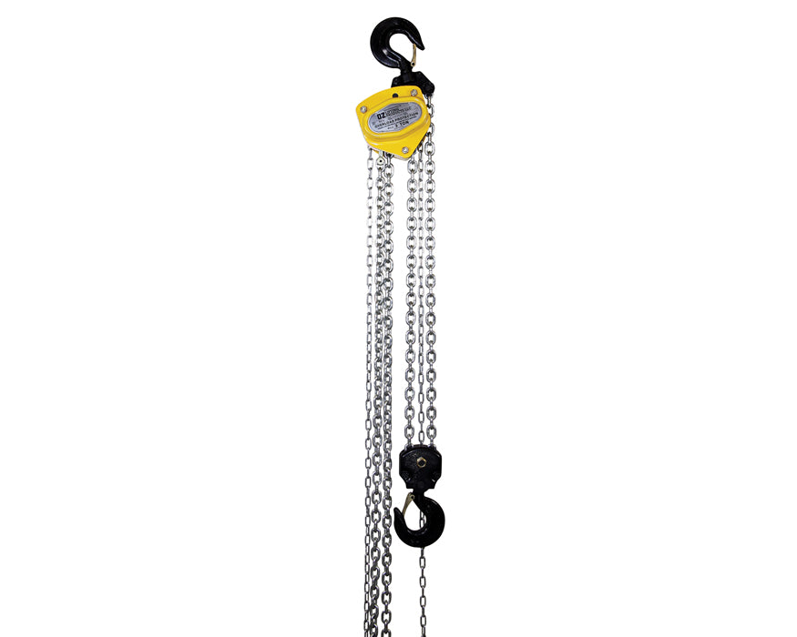 OZ Lifting Premium Chain Hoist, 1/2t- 30t capacity