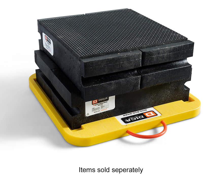 DICA PSC-SL-D2424-1.5Y ProStack Cribbing Base Pads 100,000lb capacity (Yellow)