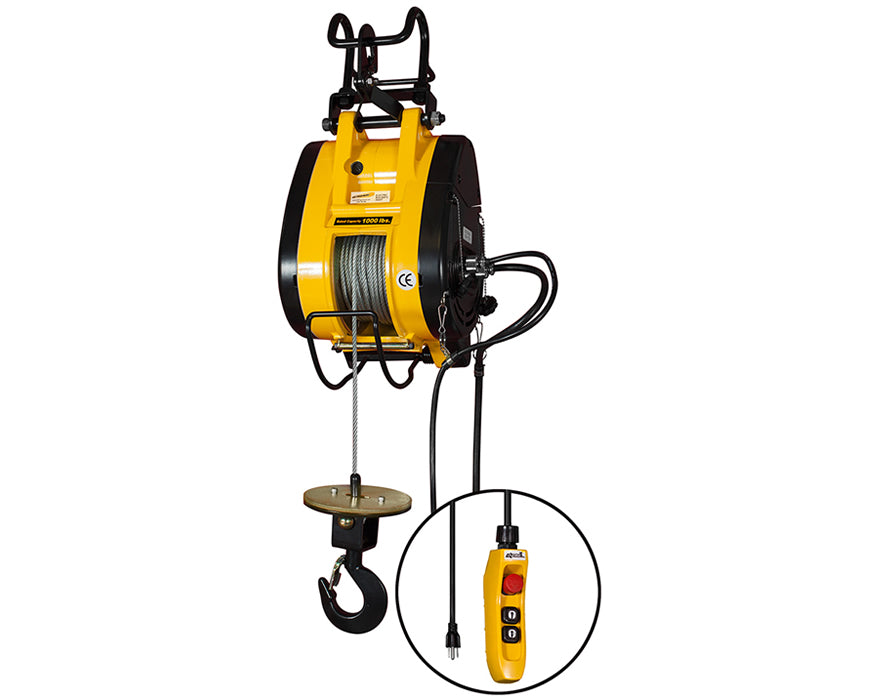 OZ Lifting Electric Builders Hoist, 1/4t- 1/2t capacity