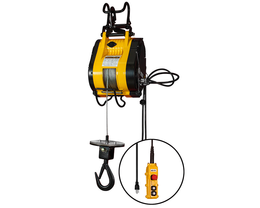 OZ Lifting Electric Builders Hoist, 1/4t- 1/2t capacity