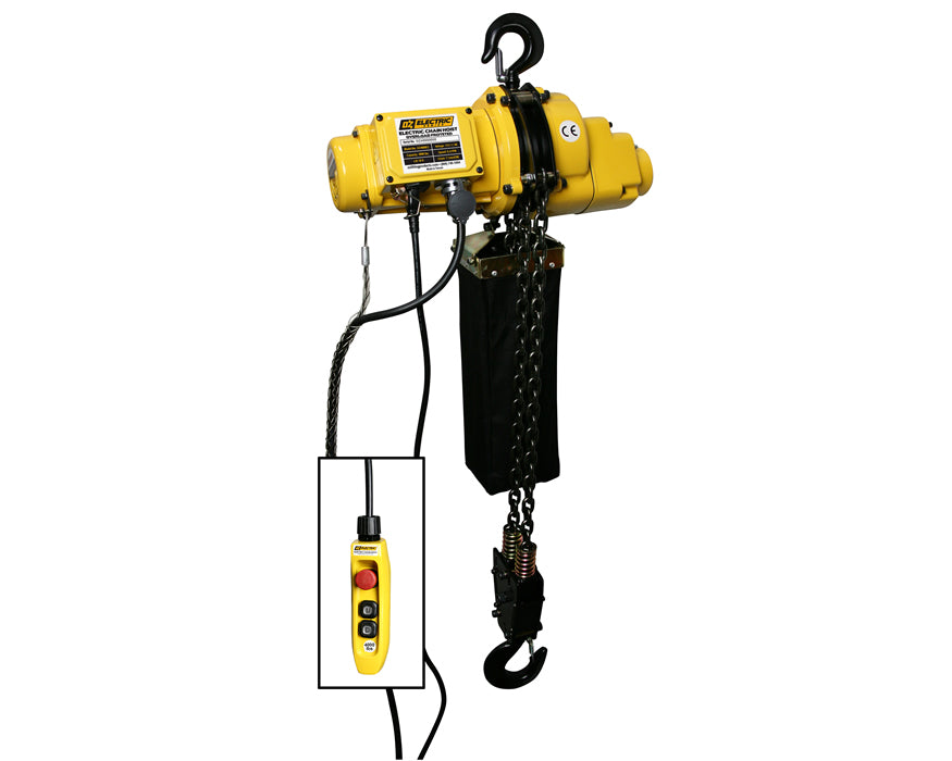 OZ Lifting Electric Chain Hoist, 1/4t- 2t capacity