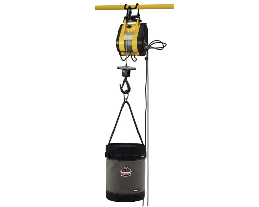 OZ Lifting Web Handle Canvas Hoist Bucket and Top Rigging