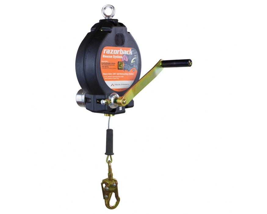 Malta Dynamics R0003 100-ft. Three-way Recovery Self-retracting Lifeline