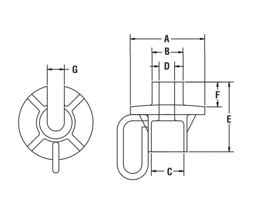 Caldwell Tea Cup Concrete Pipe Carrier, 6.6t- 18t capacity