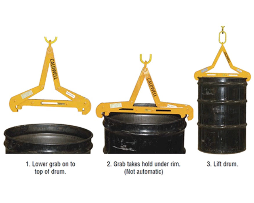 Caldwell 150-1 Vertical Drum Grab, 1t capacity