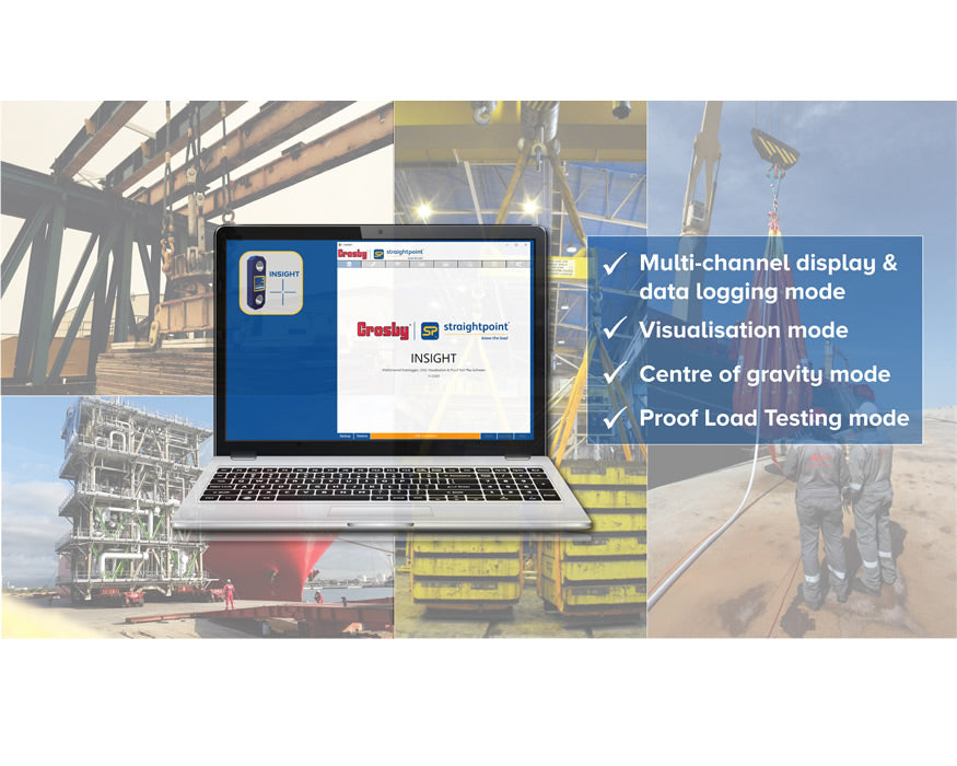 Straightpoint Insight Loadcell Software. Logging and Center of Gravity.